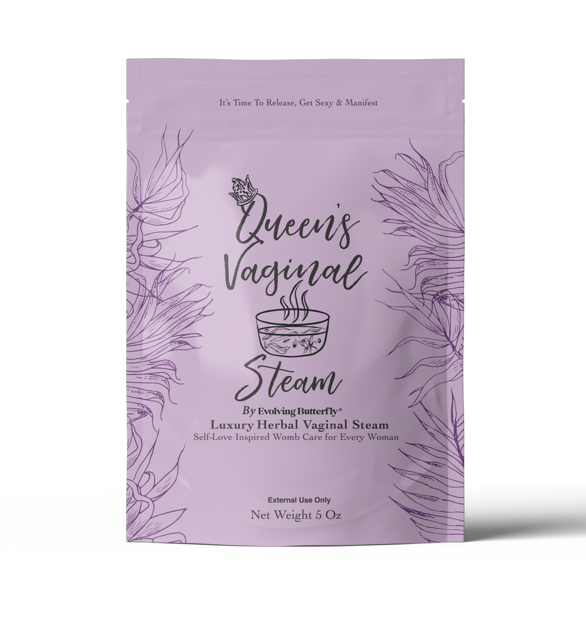 Queen's Vaginal Steam (Herbs Only) 3 Packets in 1